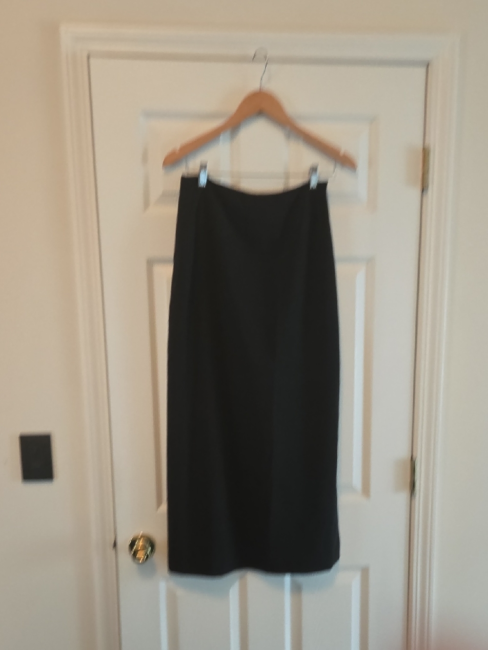 Emanuel Ungaro Black Pencil Skirt